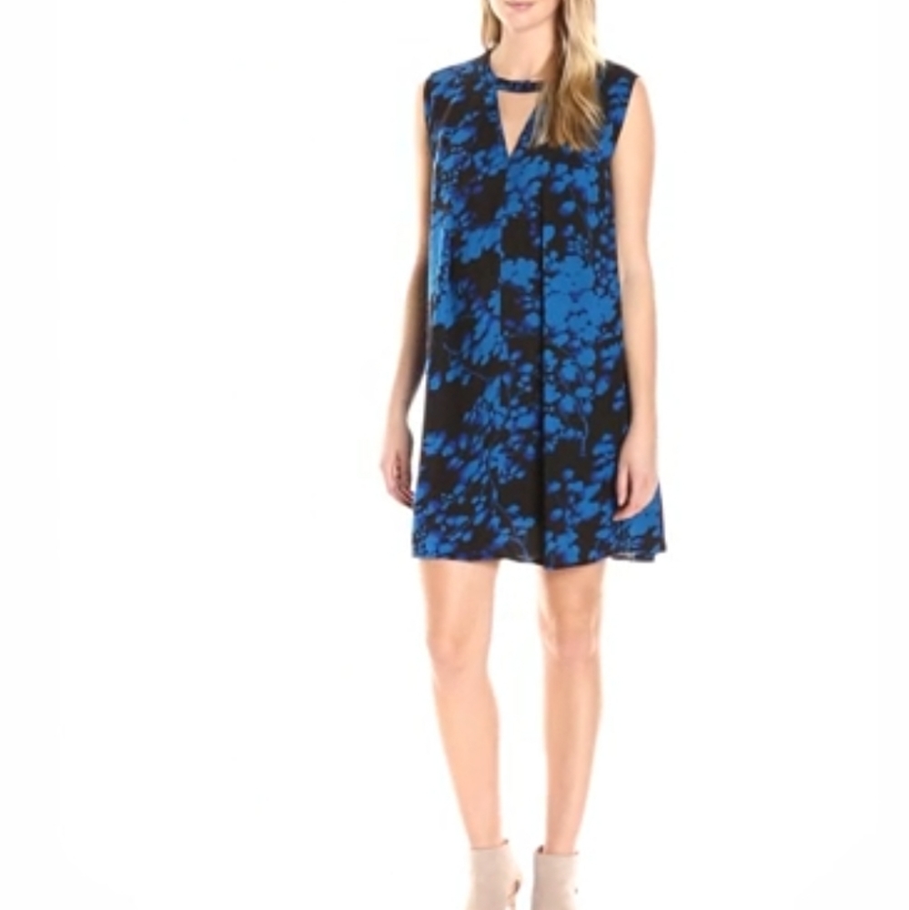 James & Erin Sleeveless Trapeze Shift Dress